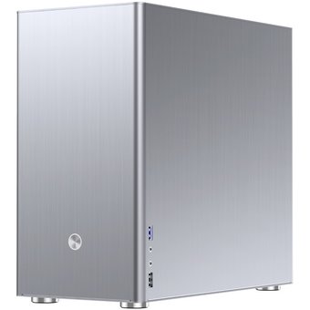  Корпус Jonsbo V9 без БП, боковая панель из закаленного стекла, mini-ITX, micro-ATX, SFX, серебристый 