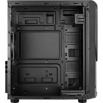  Корпус Aerocool TOMAHAWK-S, ATX, без БП, 202x440.5x399мм (ШxГxВ), USB2.0 x2 