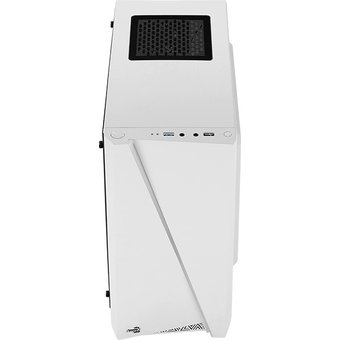  Корпус Aerocool Cylon Mini White BG Tempered Glass без БП, mATX, боковое окно, закаленное стекло, RGB, белый 