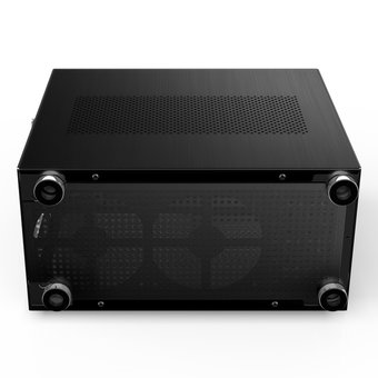  Корпус Jonsbo V10-A Black без БП, mini-ITX, черный 