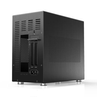  Корпус Jonsbo V10-A Black без БП, mini-ITX, черный 