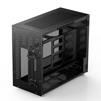  Корпус Jonsbo V10-A Black без БП, mini-ITX, черный 