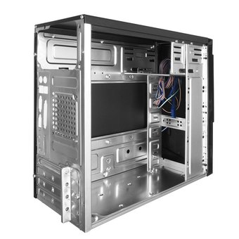  Корпус Exegate EX284038RUS Minitower BA-204U Black, mATX, (AA500, 80mm), 2*USB+2*USB3.0, Audio 