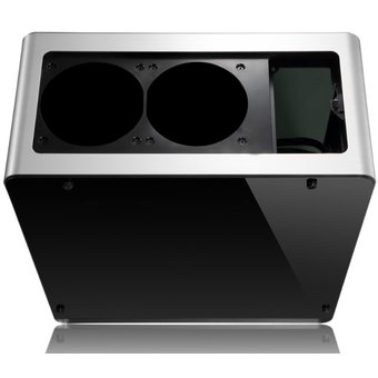  Корпус Jonsbo UMX4W Silver без БП, боковая панель из закаленного стекла, mini-ITX, micro-ATX, ATX, серебристый 