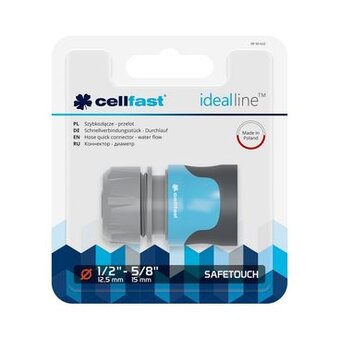  Коннектор CELLFAST Safetouch Idealline 50-632. 1/2''-5/8'' 