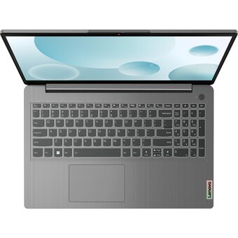  Ноутбук Lenovo IdeaPad 3 15IAU7 (82RK010NPS) Core i3 1215U 8Gb SSD256Gb Intel UHD Graphics 15.6" TN FHD (1920x1080) noOS grey WiFi BT Cam 