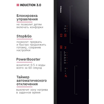  Индукционная варочная панель Hansa BHI67116 21616 