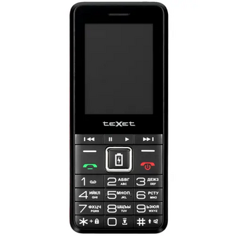 Мобильный телефон TEXET TM-D215 черный-красный (127207) 