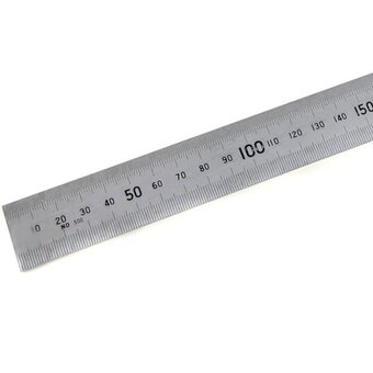  Линейка измерительная Micron МИ 123065 металлическая 1500х38х1.5 