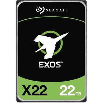  HDD SEAGATE Enterprise Capacity 3.5" Exos X22 ST22000NM000E 22TB Наличие SAS 512 Мб 7200 об/мин 3,5" Время наработки на отказ 2500000 ч. 