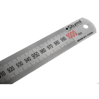  Линейка Sturm! 2040-01-1000 металлическая 1000мм 