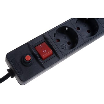  Сетевой фильтр UNIVersal 967U-4010 ПВС 3*0,75 10м черный 