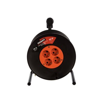  Удлинитель Gigant 80070 ПВС 2x1,5 30м на катушке 