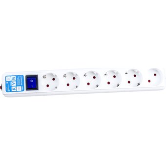  Фильтр-удлинитель Power Cube SPL6-16-P-5М PC Pro, 5м, 6р LCконтур, 16А/3,5кВт 31,5мм 