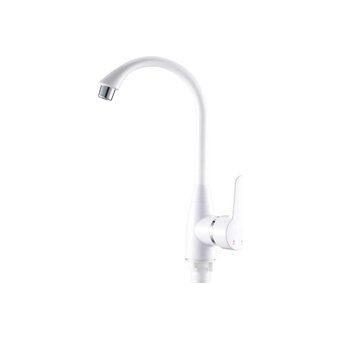  Смеситель для кухни Ростовская мануфактура сантехники РМС PL5-017F с высоким изливом из высокопрочного пластика 