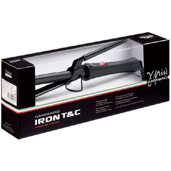  Щипцы Gamma Piu Iron Ready T&C HI-NA1125 черный 
