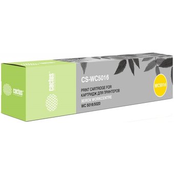  Тонер Картридж Cactus CS-WC5016 (106R01277) черный для Xerox WC 5016/5020 (2x6300стр.) 