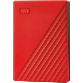  Внешний HDD Western Digital WDBPKJ0050BRD-WESN 5TB,My Passport 2.5", USB 3.2, Красный 