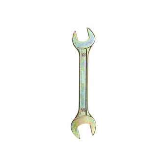  Ключ гаечный рожковый REXANT 12-5827-2 13х14мм, желтый цинк 