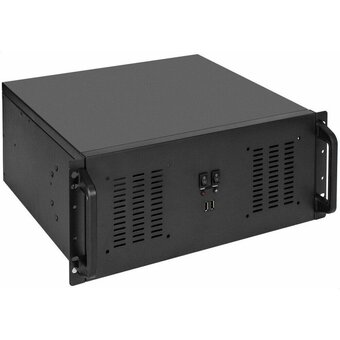  Корпус ExeGate Pro 4U350-02 EX295480RUS RM 19", высота 4U, глубина 350, без БП, 2*USB 