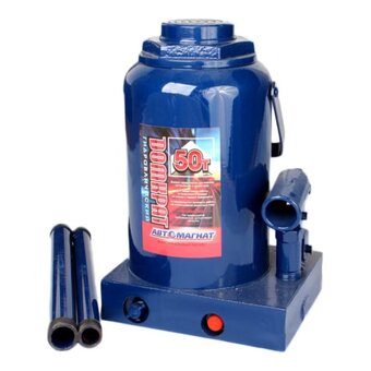  Домкрат АВТОМАГНАТ AM-13-K-014 50 т с предохранительным клапаном 