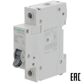  Выключатель автоматический Systeme electric City9 Set C9F34150 (АВ) С 50А 1P 4.5kA 230В 