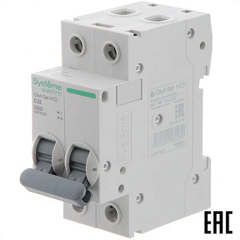  Выключатель автоматический Systeme electric City9 Set C9F34232 (АВ) С 32А 2P 4.5kA 230В 