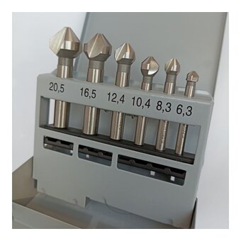  Набор зенковок GSR DIN 335 C/90 HSS (708010) 