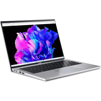  Ноутбук Acer Swift Go 14 SFG14-71-51EJ (NX.KMZCD.002) Ryzen 5 7530U 16Gb SSD512Gb AMD Radeon 14" OLED 2.8K (2880x1800) Windows 11 Home silver 