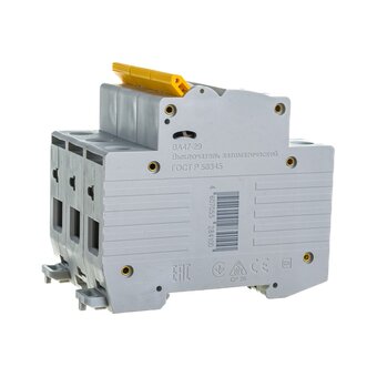  Выключатель автоматический IEK ВА47-29 (MVA20-3-040-C) 3Р 40А 4,5кА х-ка С 