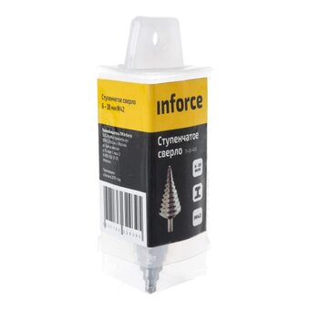  Ступенчатое сверло Inforce 11-01-493 6-38мм M42 