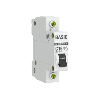  Выключатель автоматический EKF Basic mcb4729-3-50C 3P 50А (C) 4,5кА ВА 47-29 