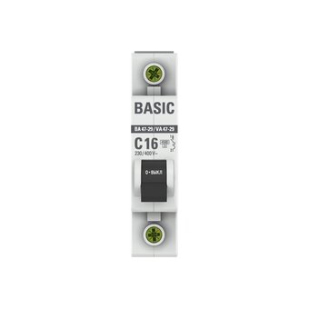  Выключатель автоматический EKF Basic mcb4729-3-50C 3P 50А (C) 4,5кА ВА 47-29 