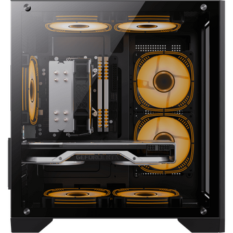  Корпус GameMax Infinity Mini Black без БП (Micro ATX, Черный, 1*USB 3.0, 2*USB 2.0, Зак. стекло) 