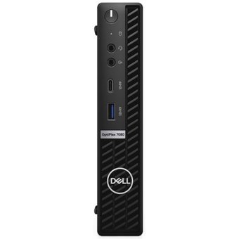  ПК Dell Optiplex 7080-6871 Micro i5 10500 (3.1)/8Gb/SSD256Gb/UHDG 630/Linux/GbitEth/WiFi/BT/180W/клавиатура/мышь/черный 