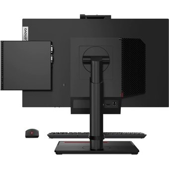  ПК Lenovo ThinkCentre Tiny M70q slim 11DT003GRU i3 10100T (3)/8Gb/SSD256Gb/UHDG 630/noOS/GbitEth/WiFi/BT/65W/черный 
