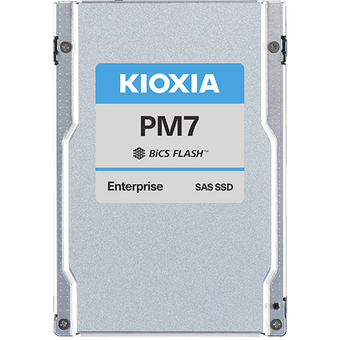  SSD KIOXIA PM7-V KPM71VUG12T8 12800GB, 2.5" 15mm, SAS 24G, TLC, R/W 4100/3700 MB/s, IOPs 720K/330K, T 
