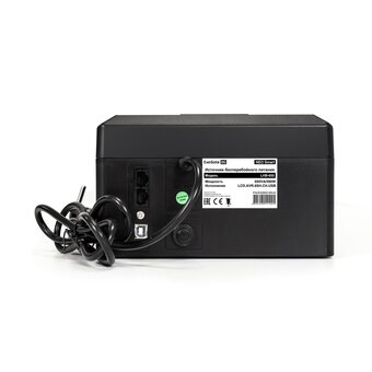  ИБП ExeGate Neo Smart LHB-650.LCD.AVR.8SH.CH.RJ.USB (EX295013RUS) 650VA/390W, LCD, AVR, 8*Schuko, RJ45/11, USB, 4*USB-порта для зарядки, Black 