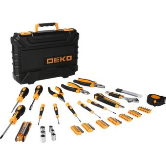  Набор инструментов Deko TZ82 82 предмета (жесткий кейс) (065-0736) 