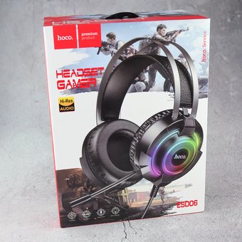  Наушники Hoco ESD06 Gaming black 
