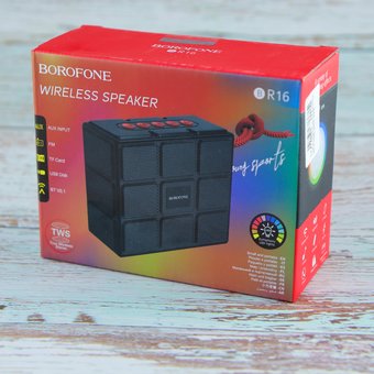  Портативная колонка Borofone BR16 Gage sports, black 