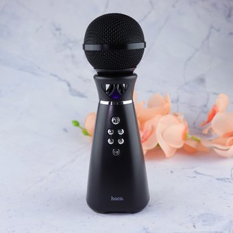  Микрофон караоке Hoco BK6 Hi-song K song black 
