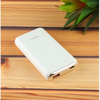  Аккумулятор внешний HOCO Q1 Kraft fully compatible 10000mAh (белый) 