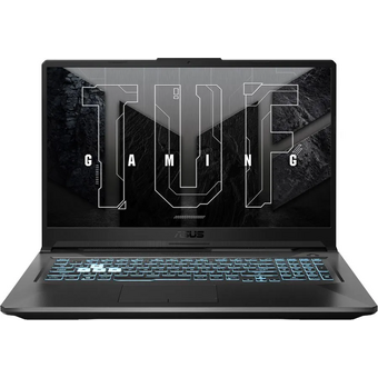  Ноутбук ASUS Tuf F17 FX706HF-HX035 (90NR0HC4-M00310) 17.3"FHD IPS 250N 144Hz/i5-11400H/16GB/512GB SSD/RTX 2050 4GB/DOS/Black 