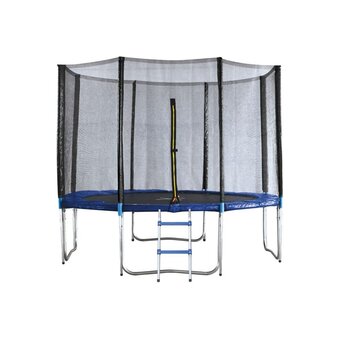  Батут Ecos BT12-3 (010349) с сеткой и лесенкой 