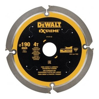  Пильный диск по фиброцементу DeWalt DT1472-QZ 190x30mm x4T 