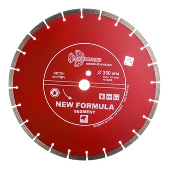  Диск алмазный отрезной TRIO-DIAMOND S209 350x25,4 сегментный 