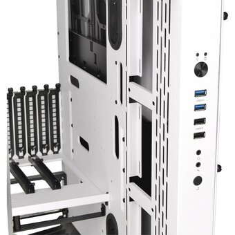  Корпус Thermaltake Core P3 TG (CA-1G4-00M6WN-05) ATX/ Wall Mount/ white / no PSU / Snow Edition 