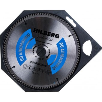  Диск пильный Hilberg Industrial HA255 255x30x100Т алюминий 