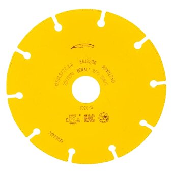  Алмазный диск отрезной по металлу DEWALTDT40252-QZ125mm 